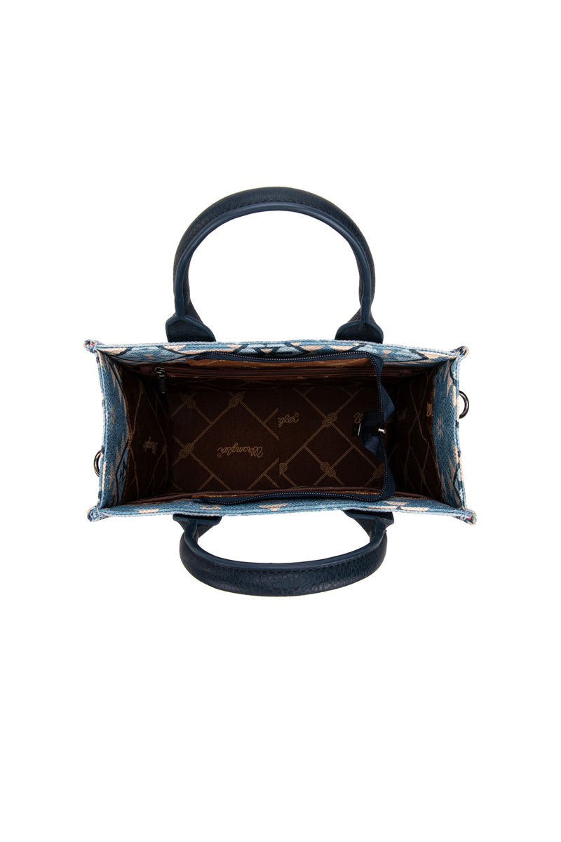 Wrangler 'Macy' Aztec Crossbody Bag - Blue