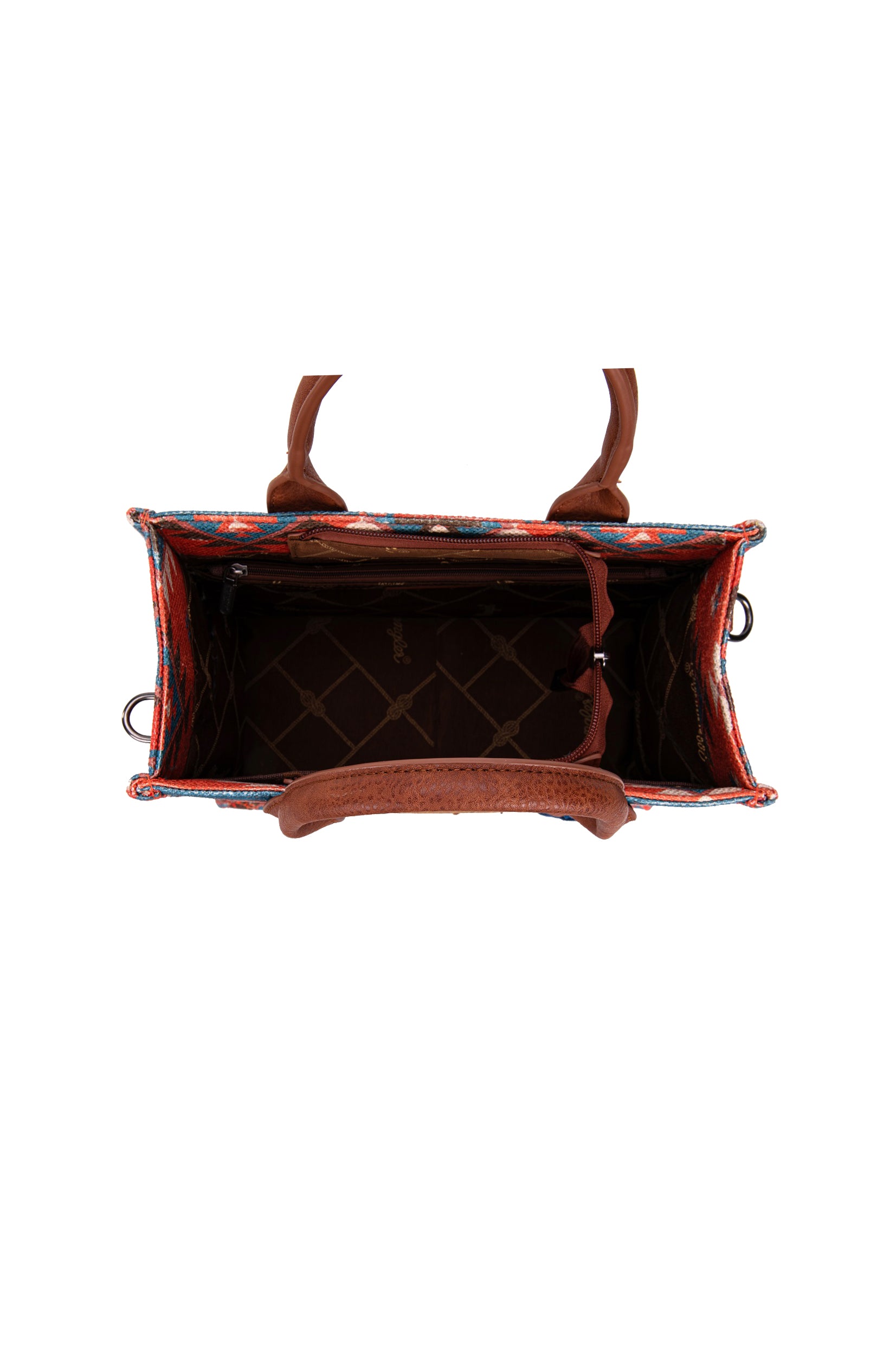 Wrangler 'Macy' Aztec Crossbody Bag - Coral