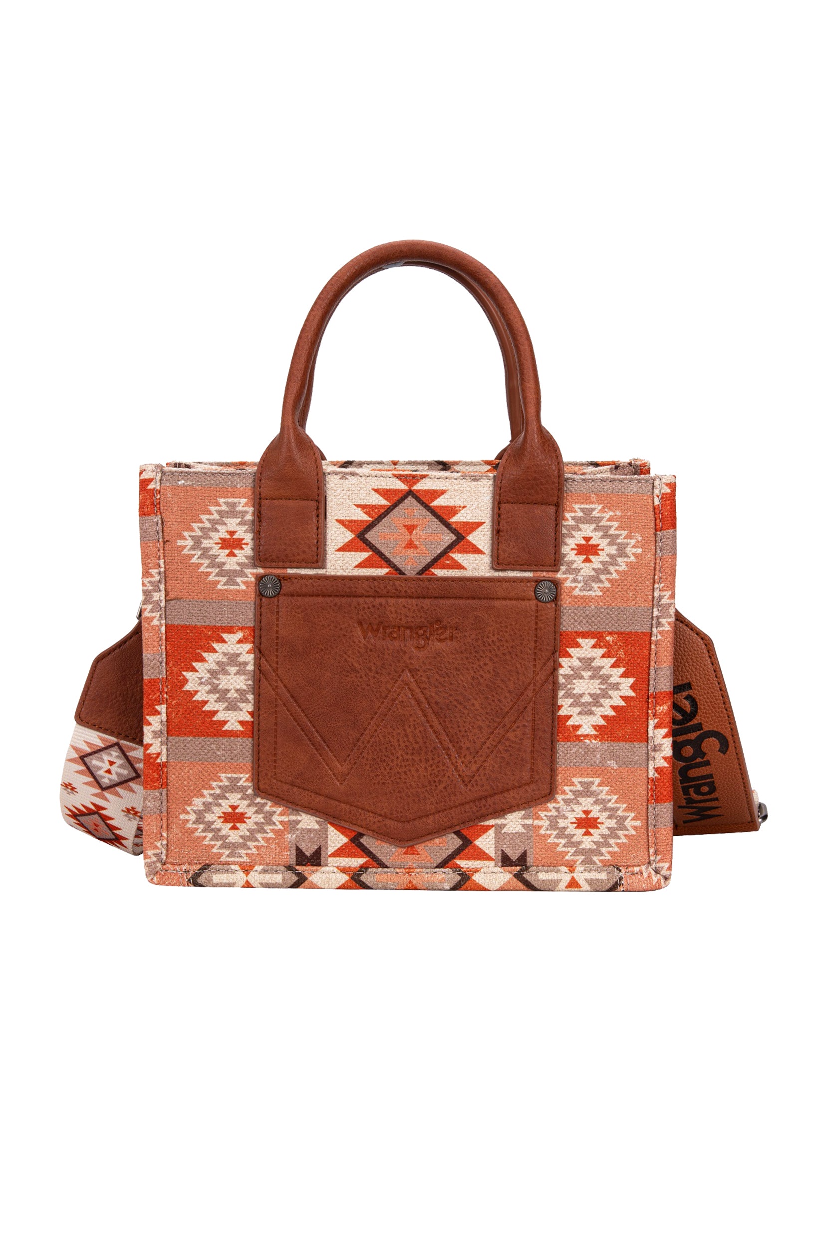 Wrangler 'Macy' Aztec Crossbody Bag - Tan