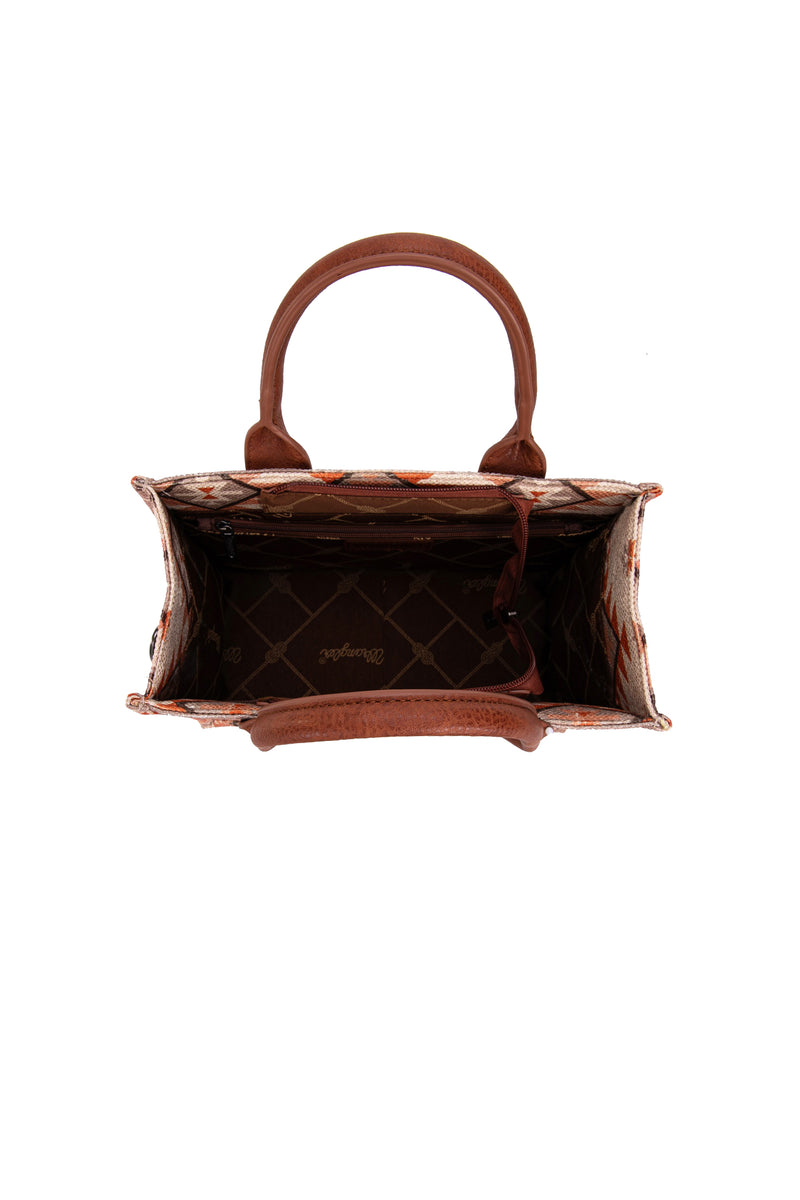 Wrangler 'Macy' Aztec Crossbody Bag - Tan