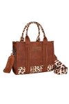 Wrangler Leopard Print Crossbody Bag - Tan