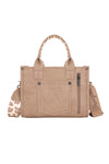 Wrangler Leopard Print Crossbody Bag - Taupe