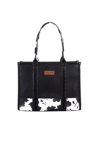 Wrangler CowPrint Crossbody Bag - Black