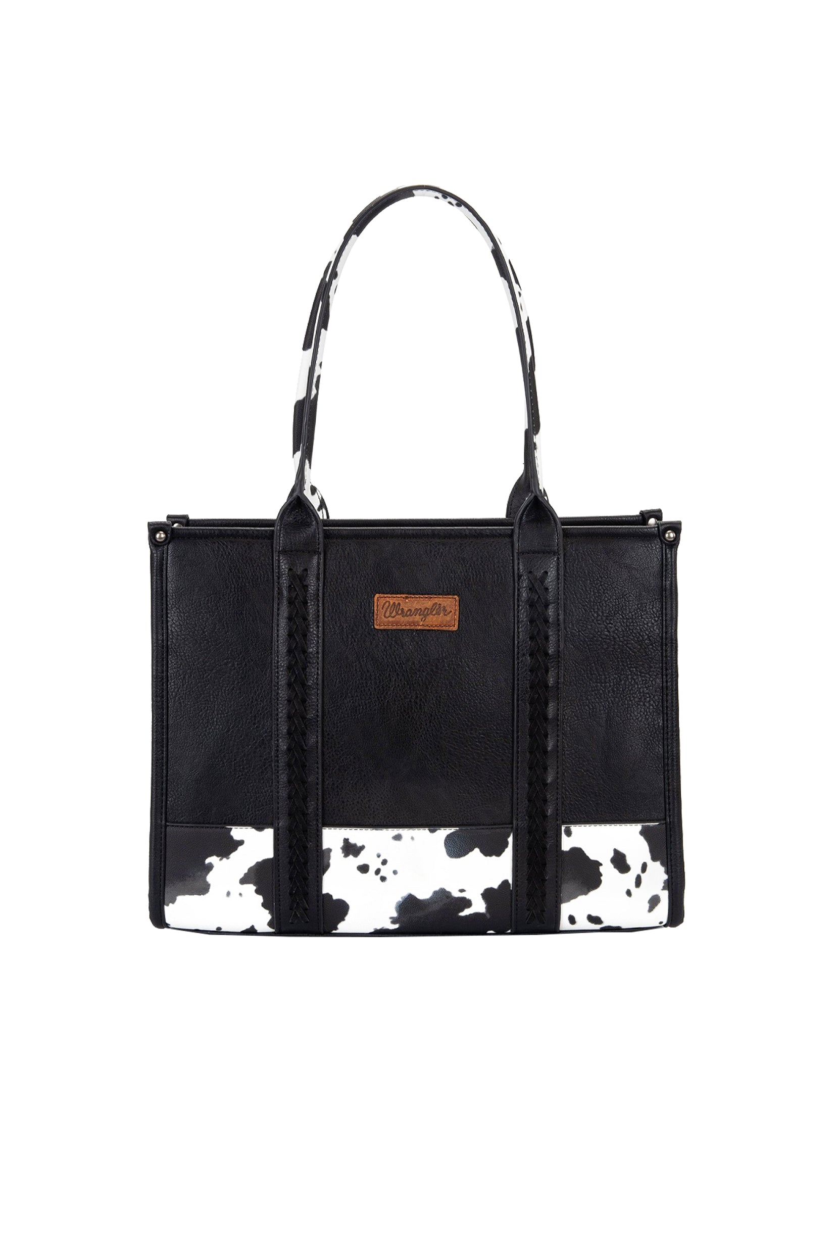Wrangler CowPrint Crossbody Bag - Black