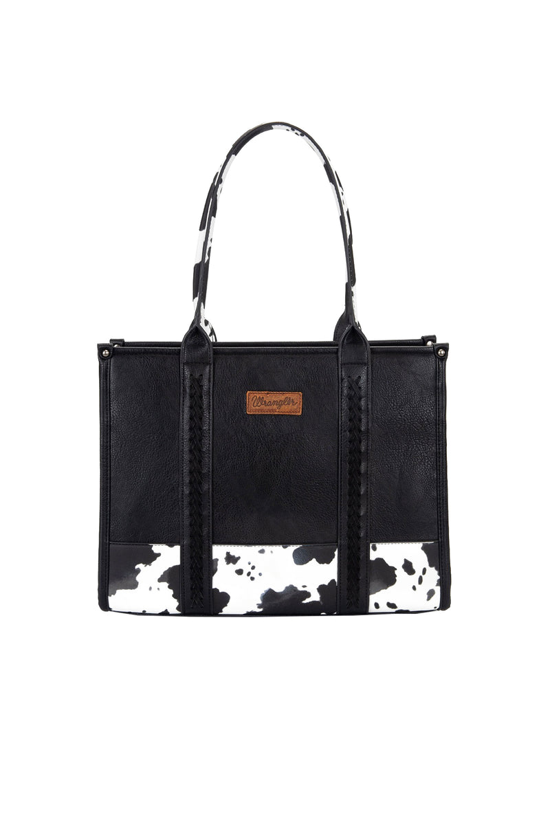 Wrangler CowPrint Crossbody Bag - Black