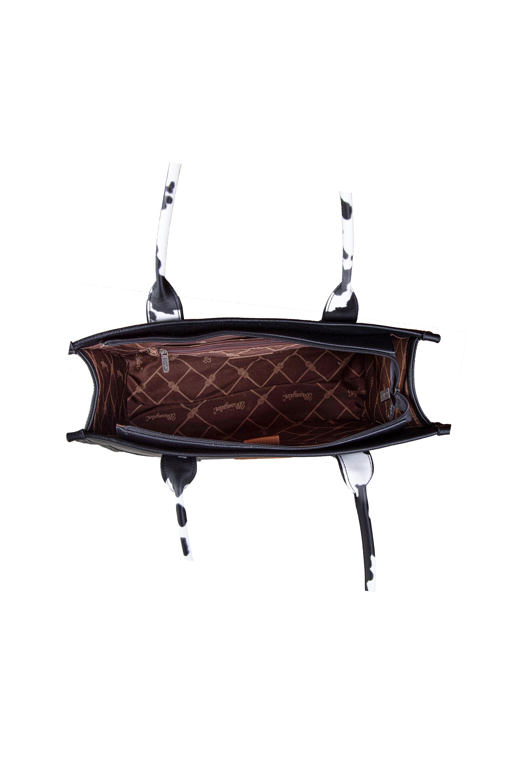 Wrangler CowPrint Crossbody Bag - Black