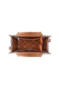 Wrangler 'Inez' Aztec Crossbody Bag - Purple