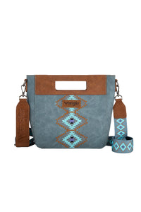 Wrangler 'Inez' Embroidery Bag - Blue