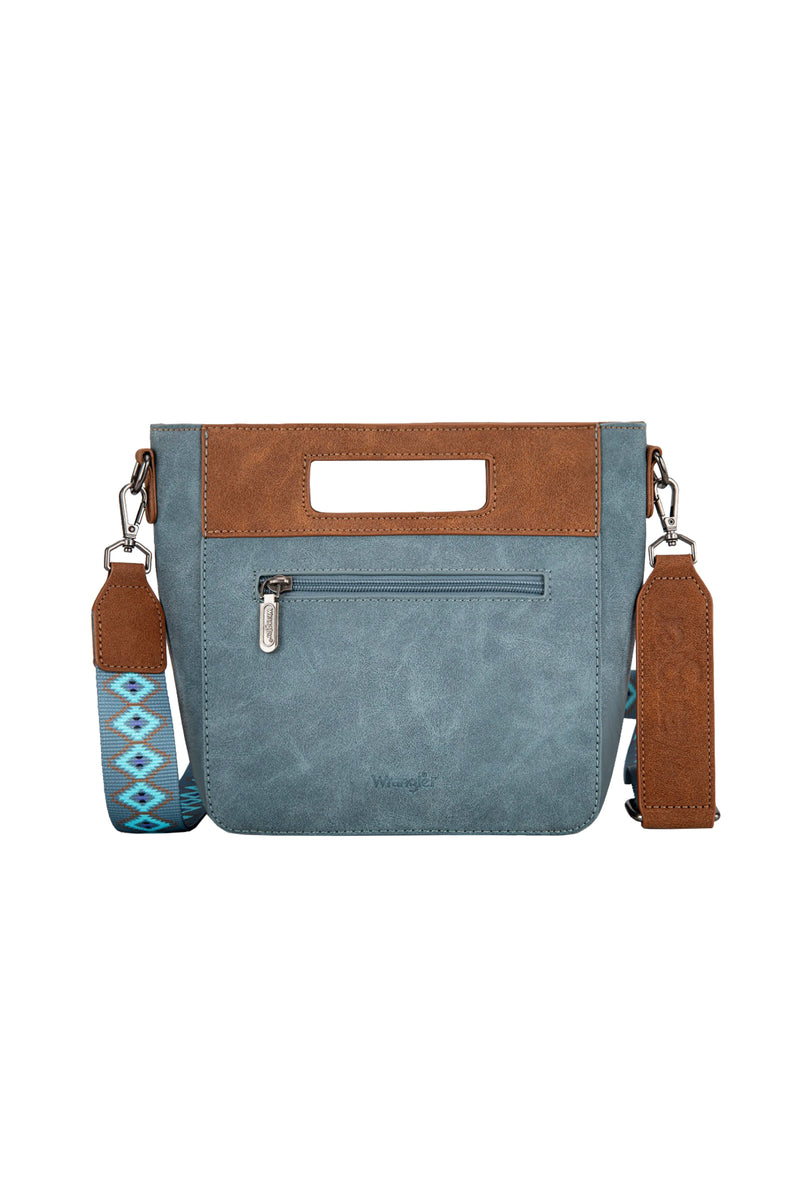 Wrangler 'Inez' Embroidery Bag - Blue