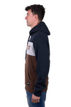 'Paul' Hoodie - Navy/Brown