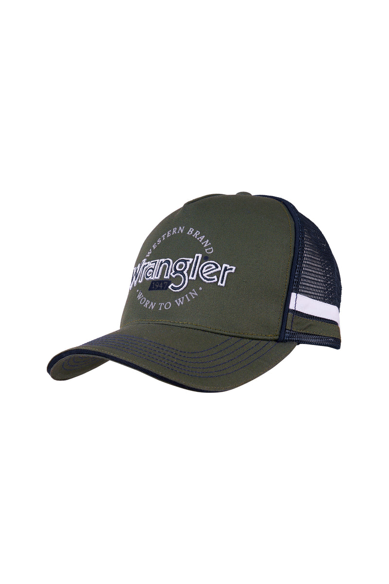 'Cole' High Profile Trucker Cap - Cypress