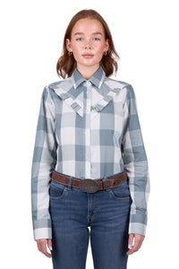 'Celina' Check Long Sleeve Shirt
