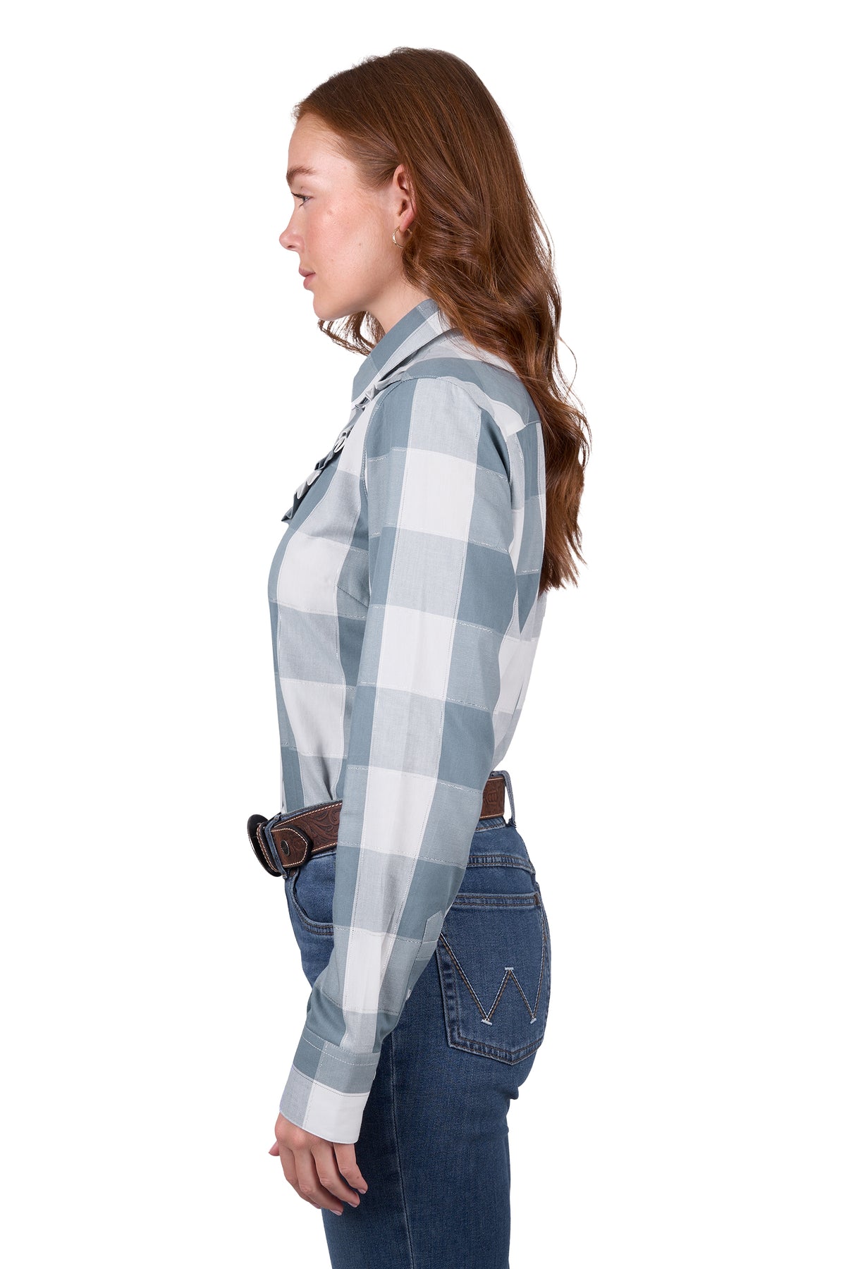 'Celina' Check Long Sleeve Shirt