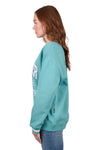 'Tabitha' Crew Neck Jumper - Turquoise