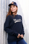 'Kylie' Crew Jumper - Navy