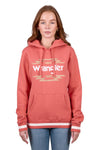 'Sarah' Pullover Hoodie - Coral