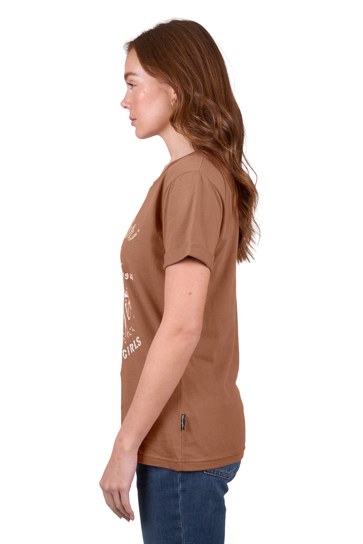 'Layla' Short Sleeve T-Shirt - Copper