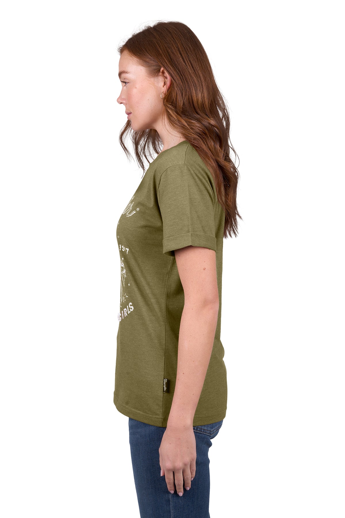 'Layla' Short Sleeve T-Shirt - Khaki