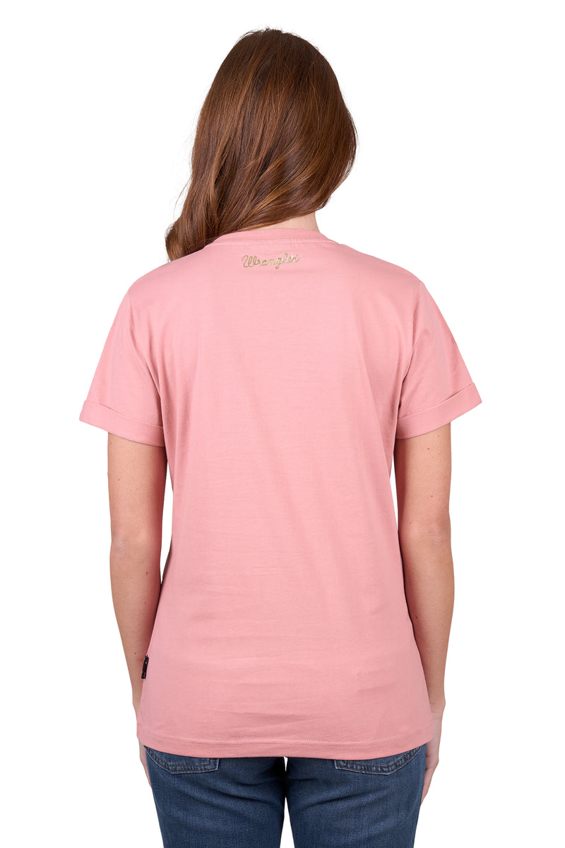 'Giselle' Long Live Cowgirls T-Shirt - Pink