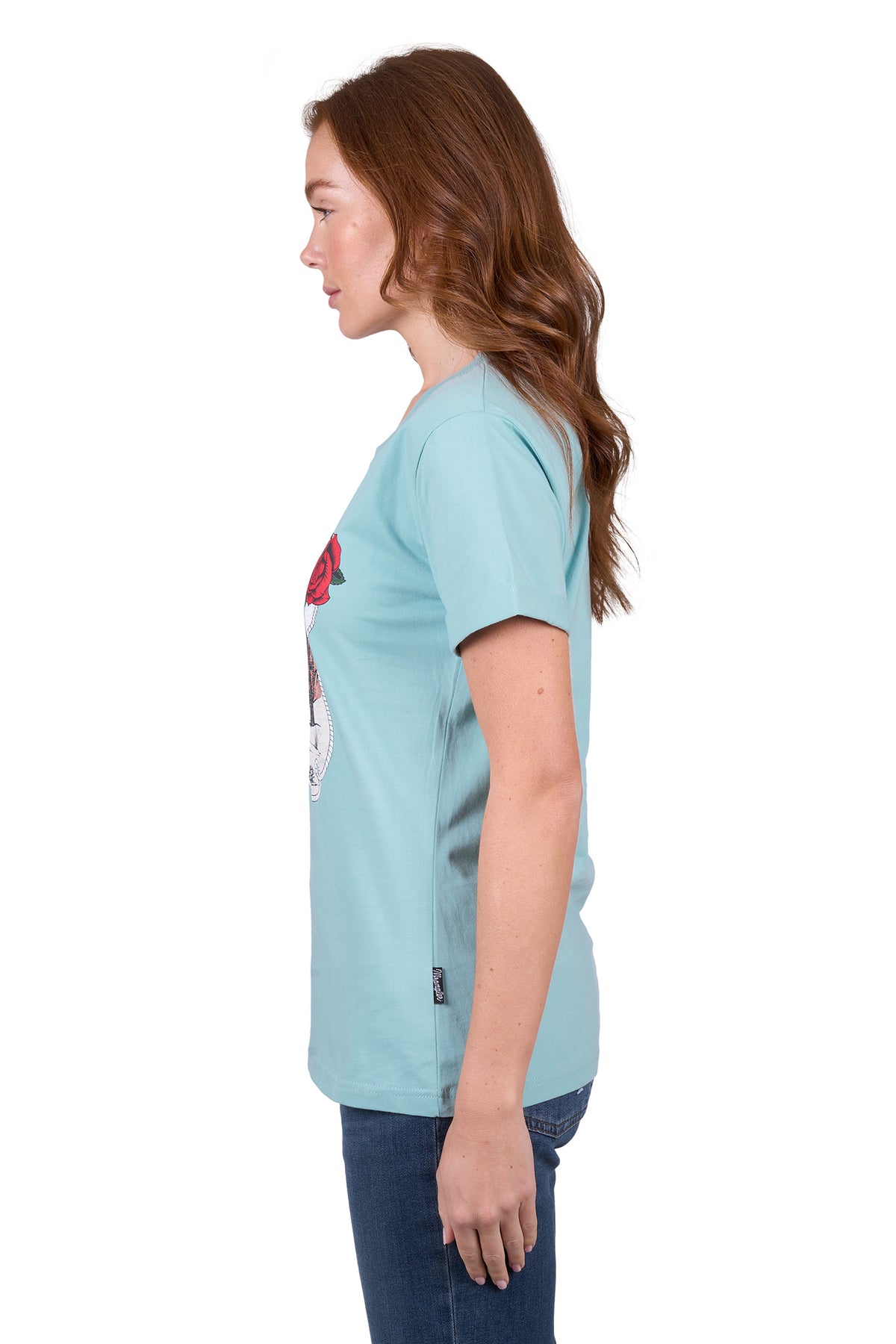 'Athena' Short Sleeve T-Shirt - Blue
