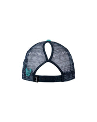 'Quinn' High Profile Ponytail Trucker Cap