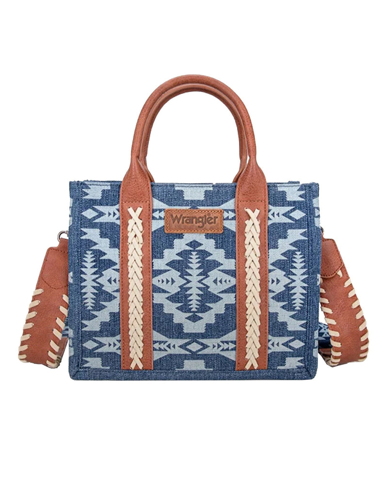 Wrangler 'Dakota' Crossbody Tote Bag - Denim