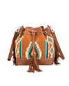 Wrangler 'Maya' Aztec Bucket Bag - Tan