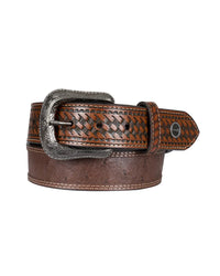 'Leonard' Leather Belt - Tan