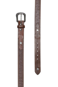 'Leonard' Leather Belt - Tan