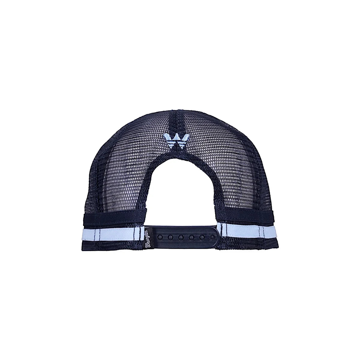 'Hank' High Profile Trucker Cap - Navy/Light Blue