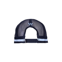 'Hank' High Profile Trucker Cap - Navy/Light Blue