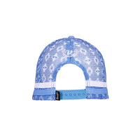 'Lilly' High Profile Trucker Cap - Light Blue