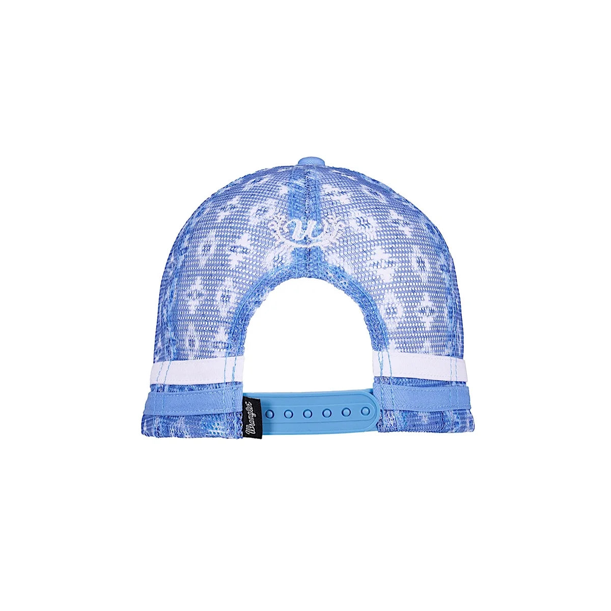 'Lilly' High Profile Trucker Cap - Light Blue
