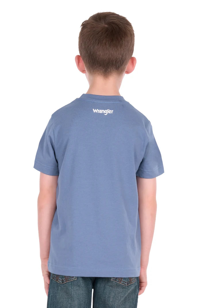 'Michael' Short Sleeve Tee - Storm Blue