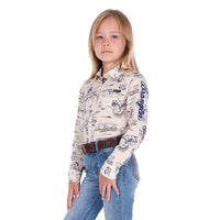 'Western' Longsleeve Shirt - Ivory