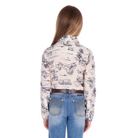 'Western' Longsleeve Shirt - Ivory