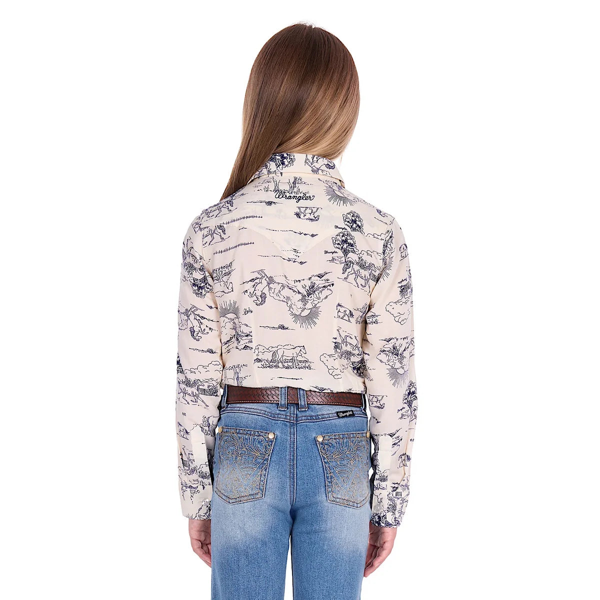 'Western' Longsleeve Shirt - Ivory