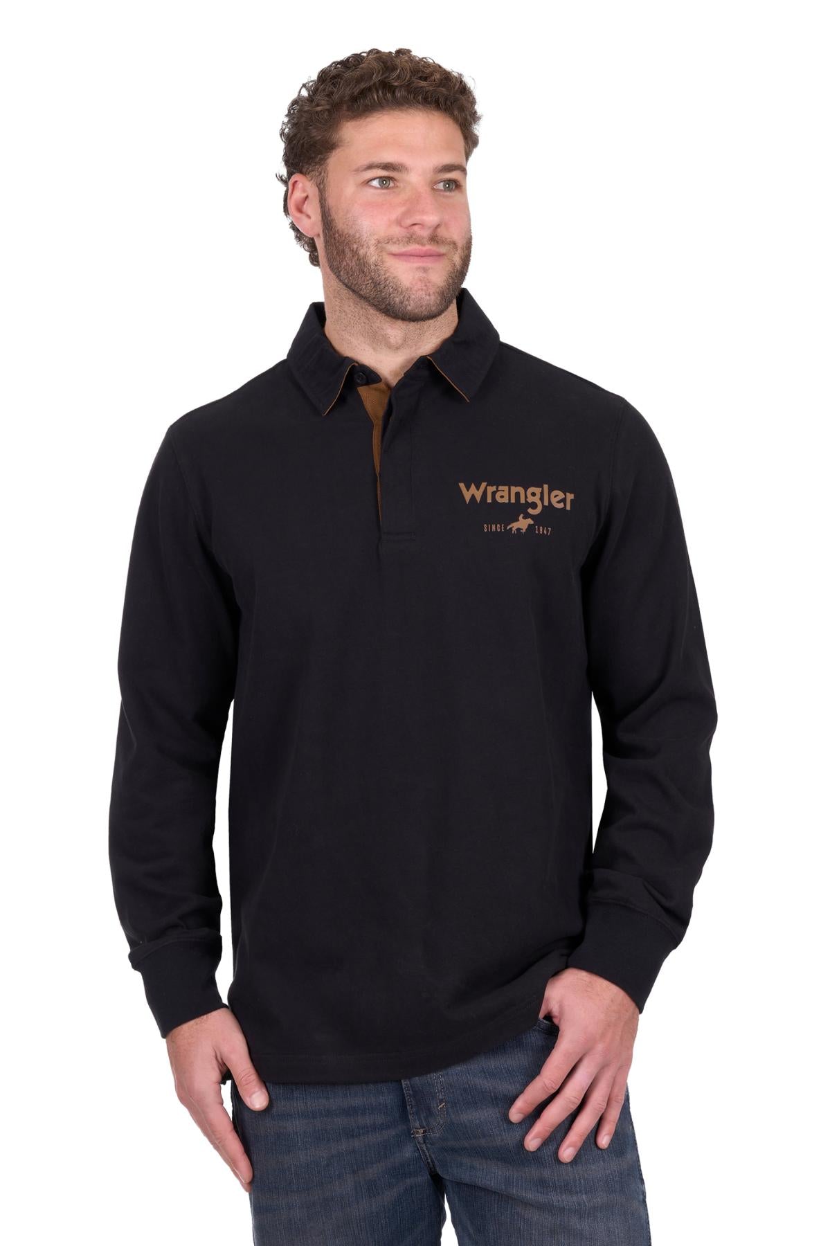 'Nash' Rugby Jumper - Black