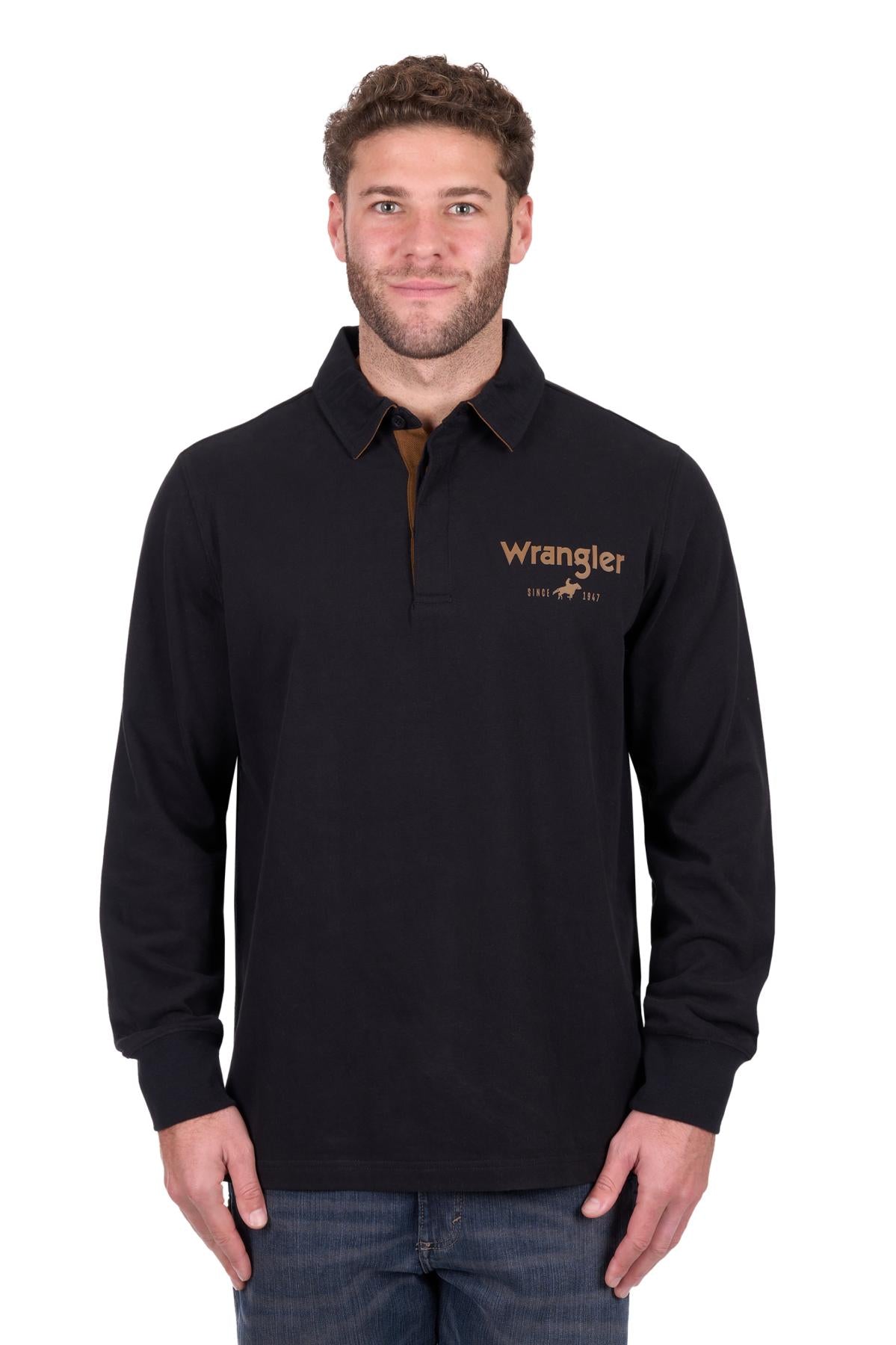 'Nash' Rugby Jumper - Black