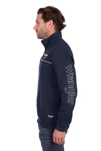 'Dale' 1/4 Zip Pullover Jumper - Navy