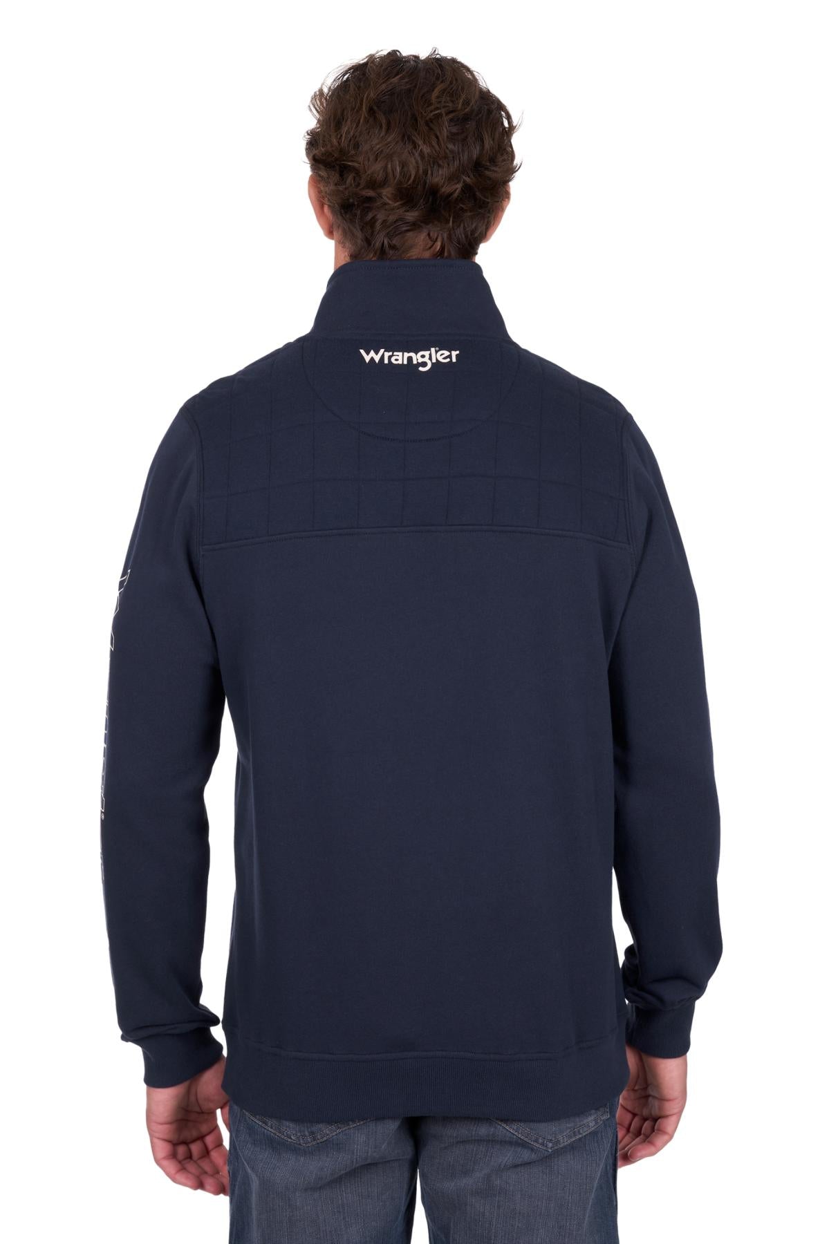 'Dale' 1/4 Zip Pullover Jumper - Navy