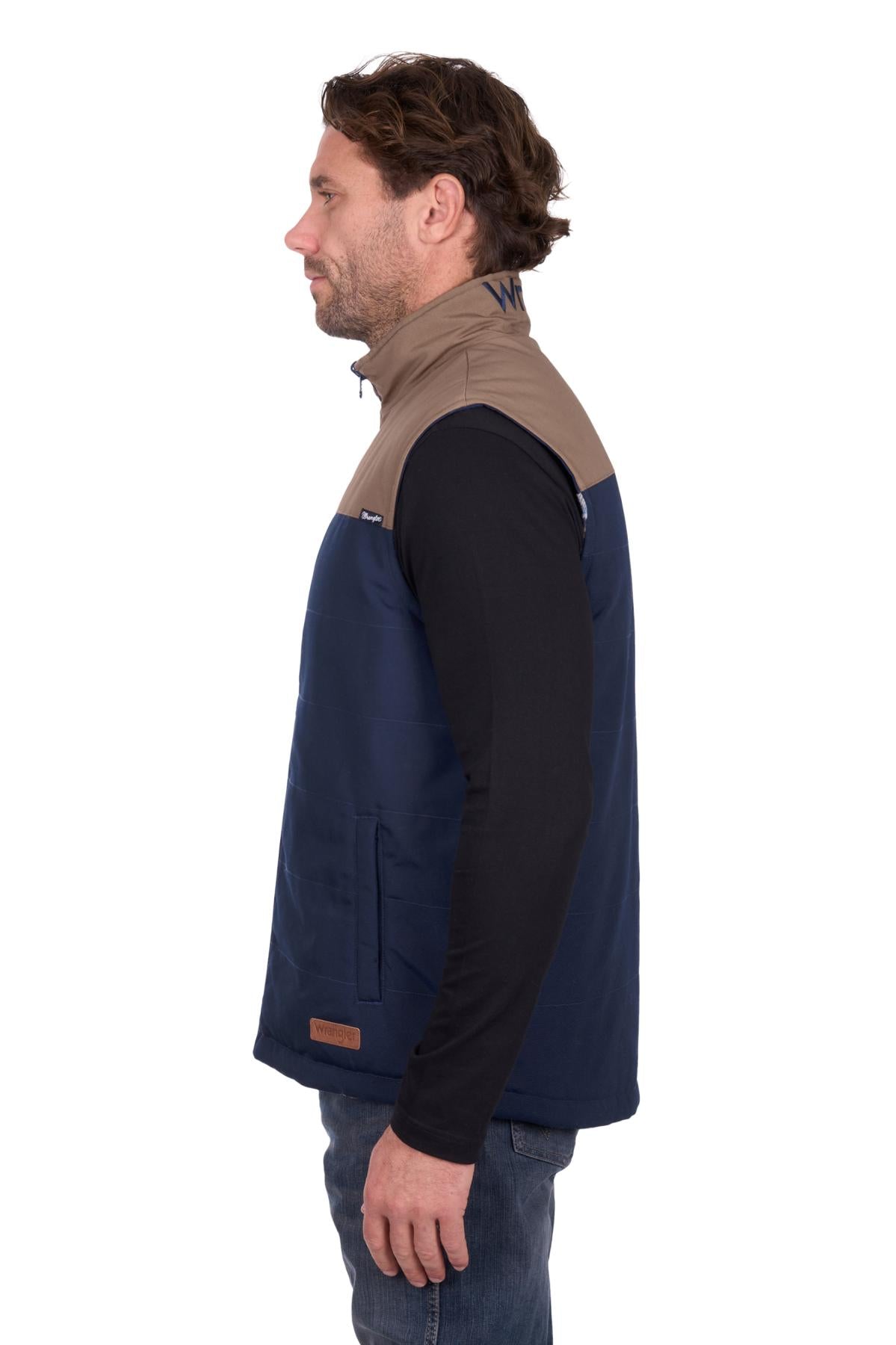 Mens 'Dean' Reversible Vest - Navy
