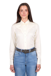 'Bridget' Longsleeve Shirt - Cream