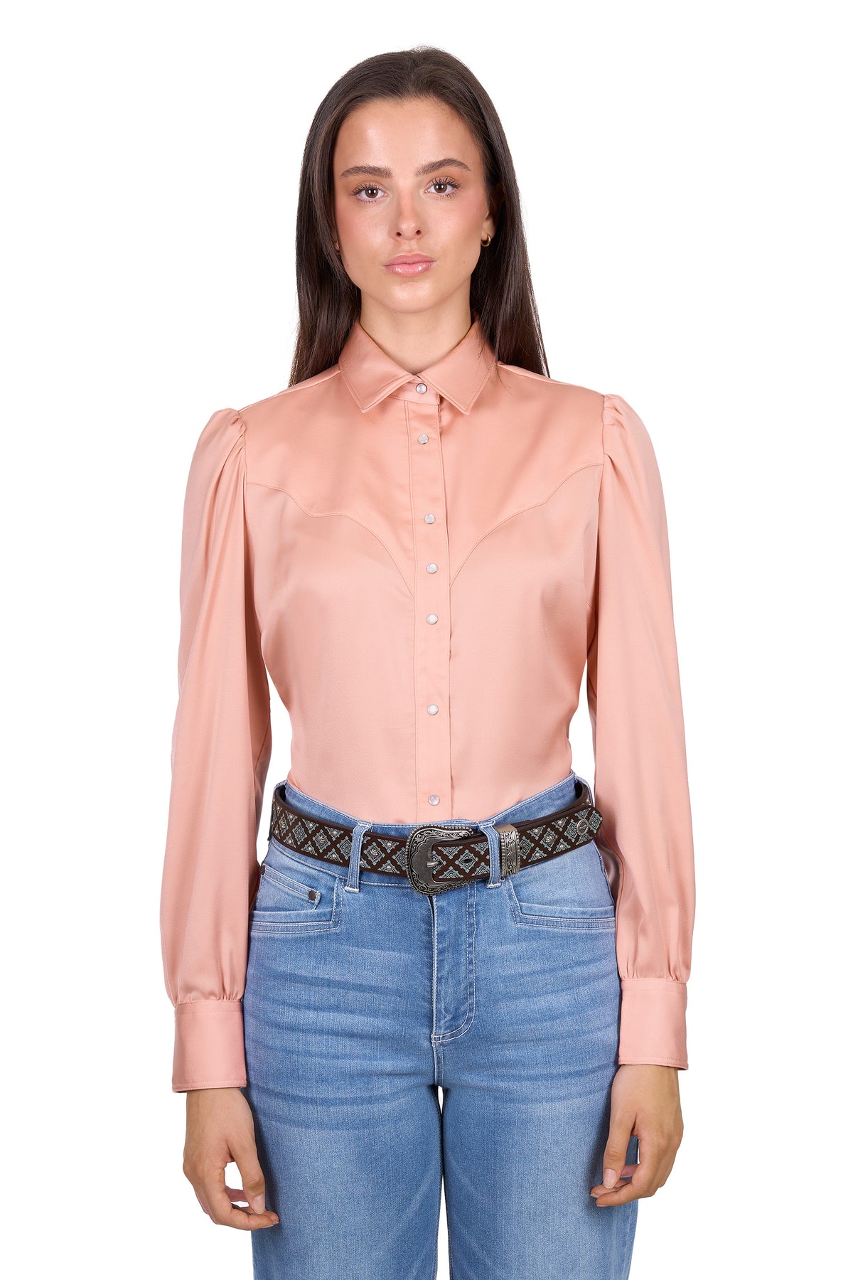 'Scarlet' Longsleeve Shirt - Pink