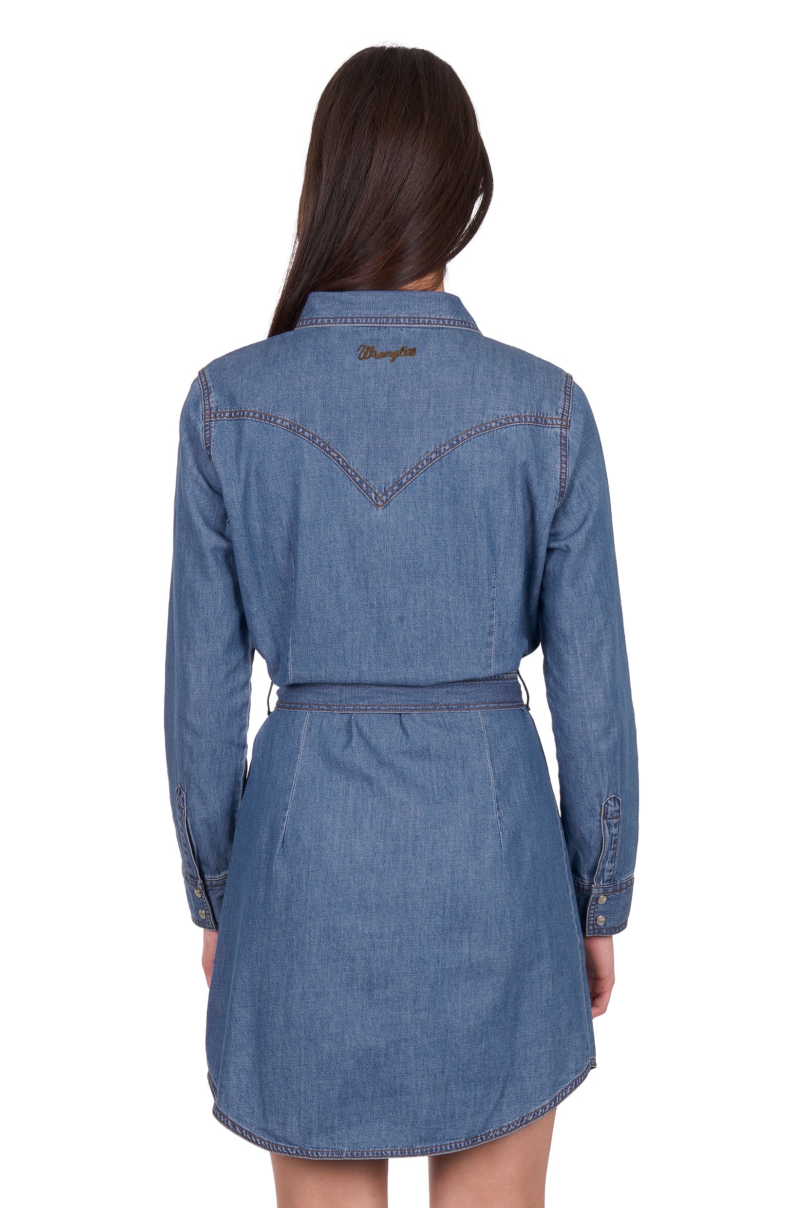 'Wendy' Longsleeve Dress - Indigo