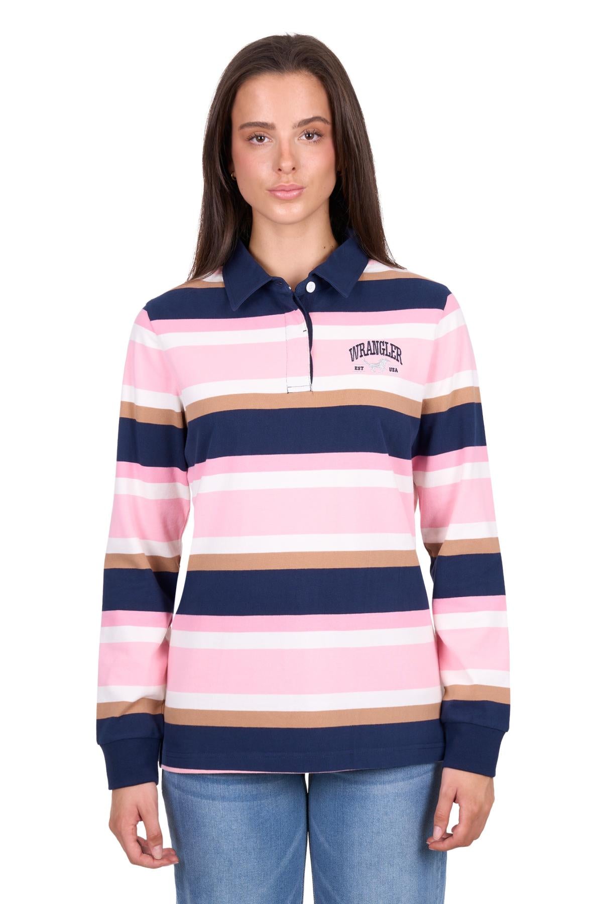 'Hollie' Rugby Stripe Jumper