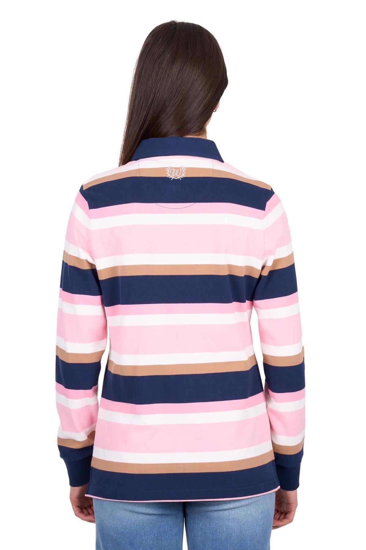 'Hollie' Rugby Stripe Jumper