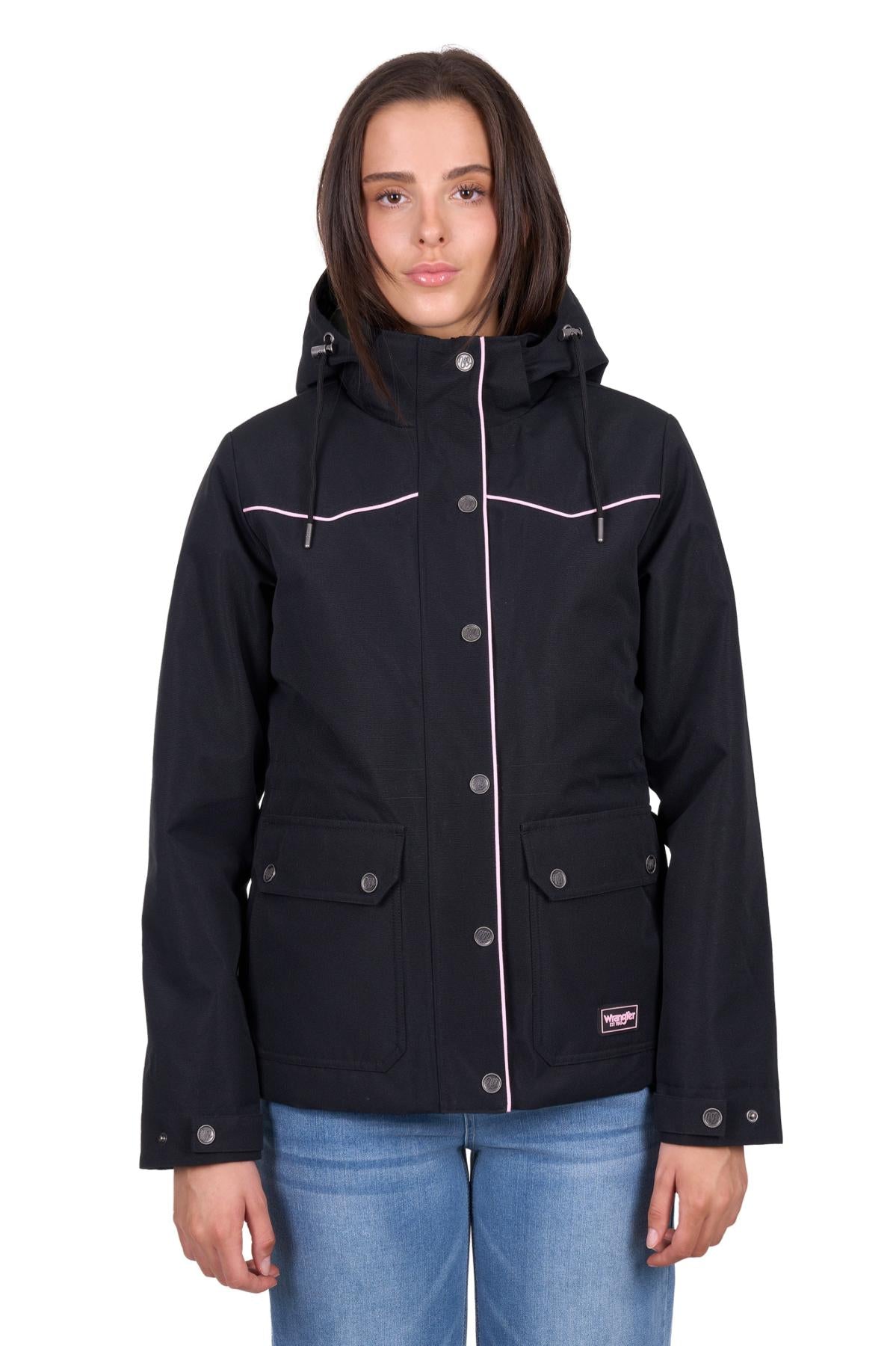 Womens 'Vicky' Waterproof Jacket - Black