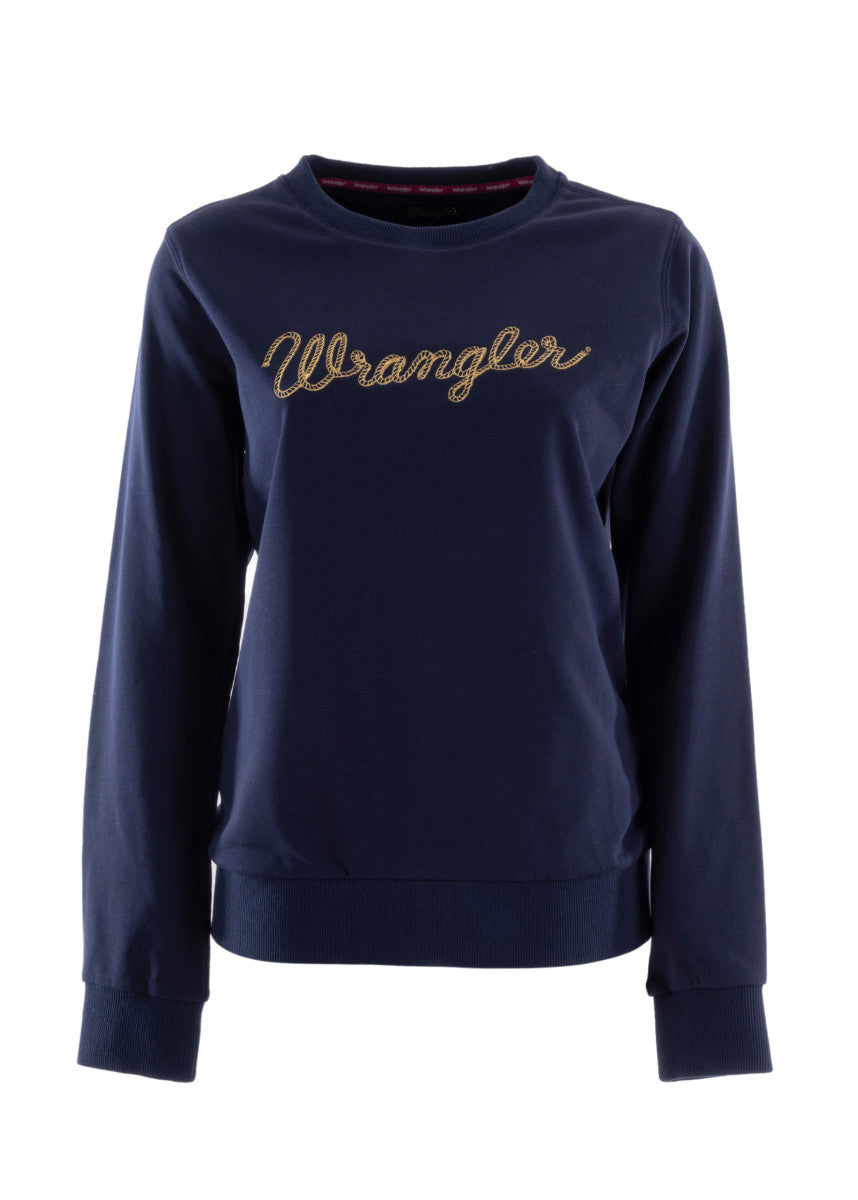Wrangler 'Greer' Crew - Navy