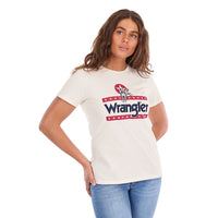 'Nora' Wrangler Tee - Cream